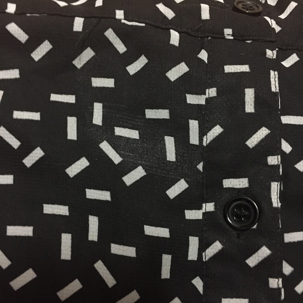 Material Girl Black/White Maxi Skirt XS - Picture 4 of 4